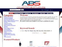 Tablet Screenshot of abs-promo.com